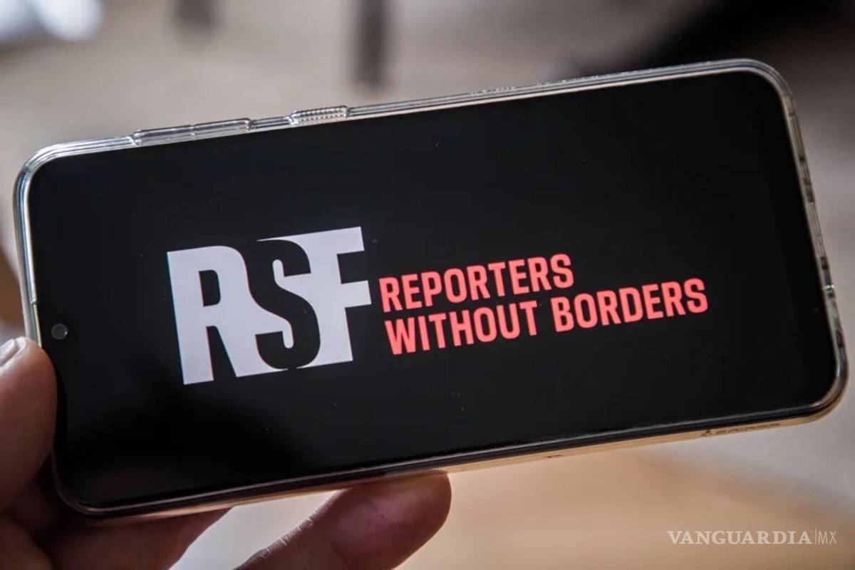 $!En la imagen un logotipo de RSF en un móvil.