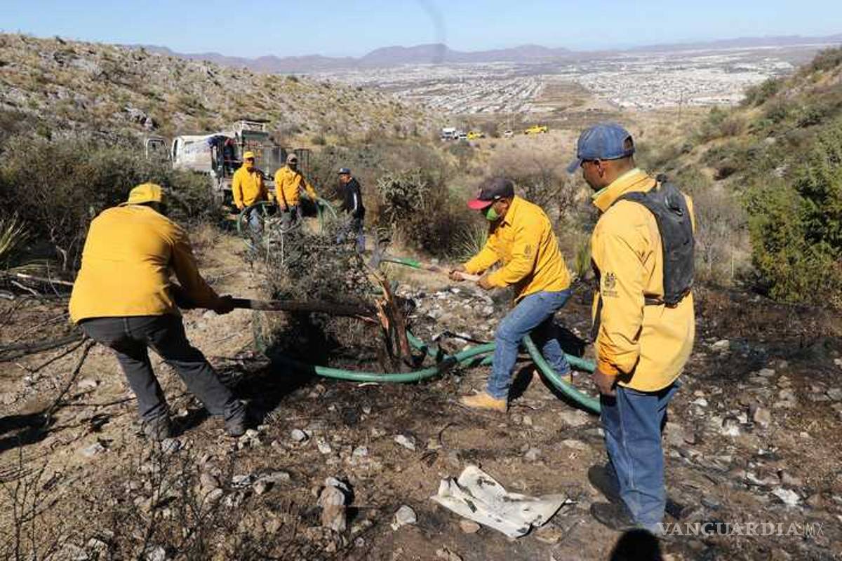 $!Incendio en sierra de Zapalinamé está controlado: SMA