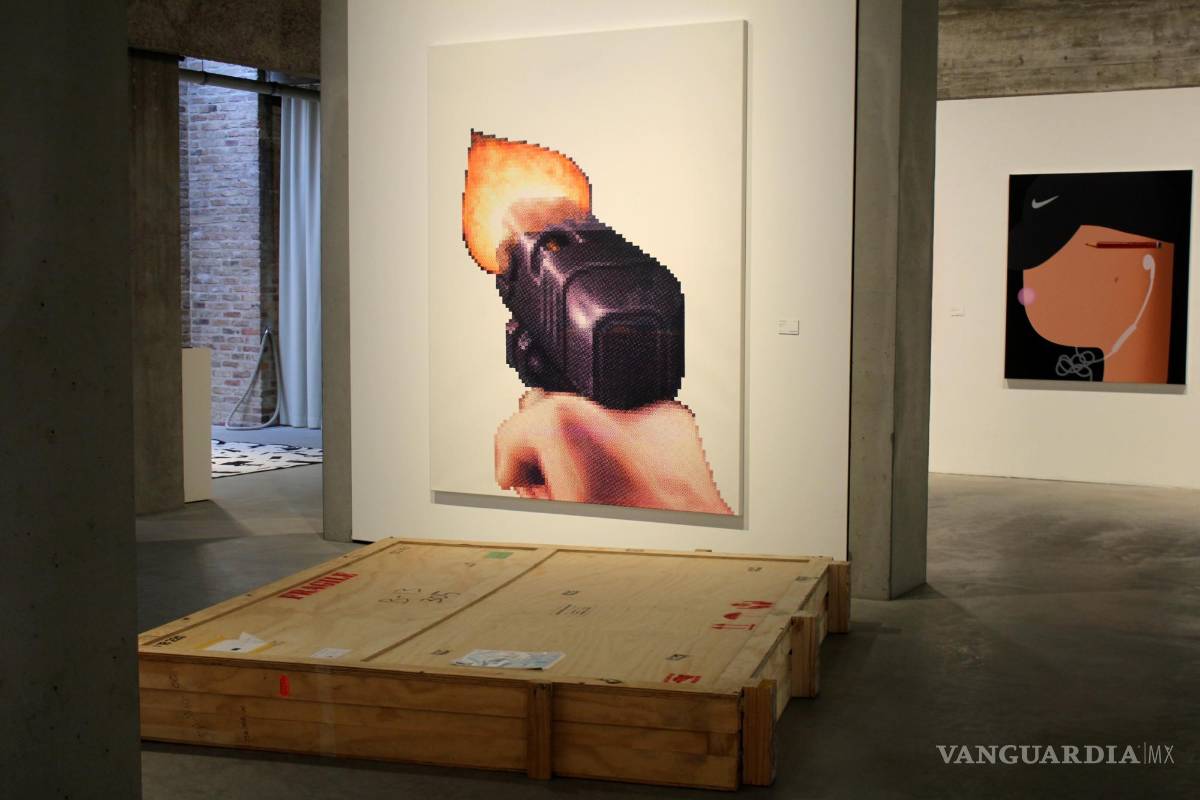 $!Una de las obras expuestas en la König Galerie de Berlín, en abril de 2021, donde se exponen algunas obras NFT, arte sin intermediarios como en la industria musical.