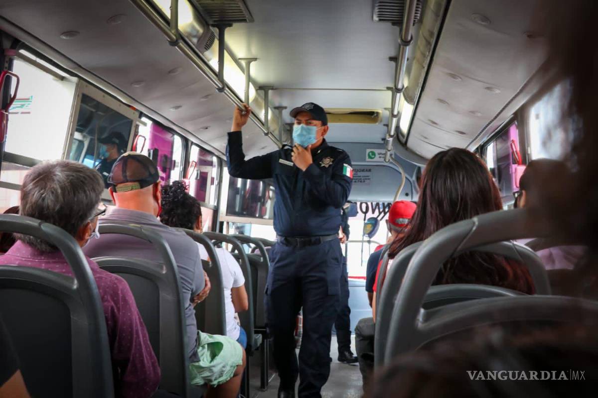 Policías de Guadalupe, NL, buscan frenar acoso sexual en camiones