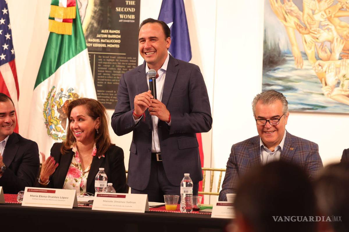 $!El Mandatario coahuilense sostuvo reuniones con empresarios y autoridades en Texas.