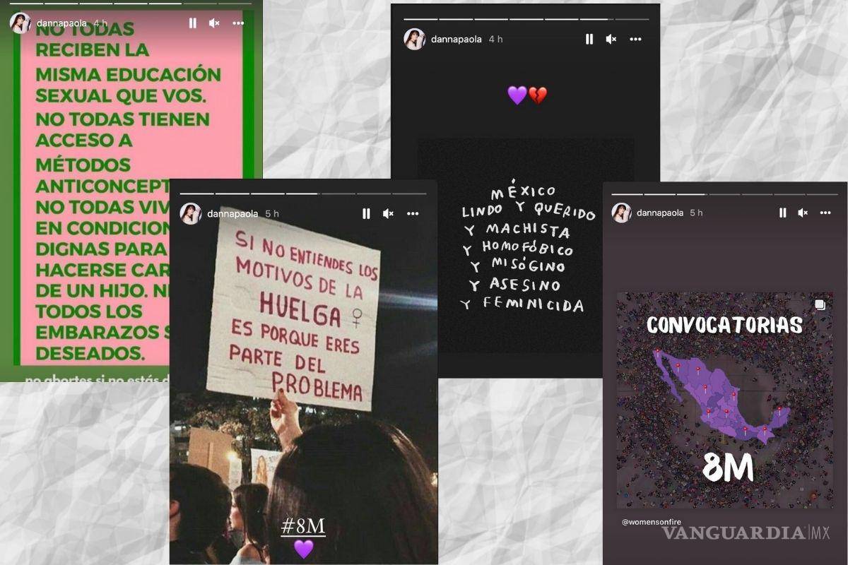 $!La cantante y actriz que recientemente triunfó como embajadora de la marca de lujo Fendi en Europa, compartió a través de Instagram algunas consignas del 8M.