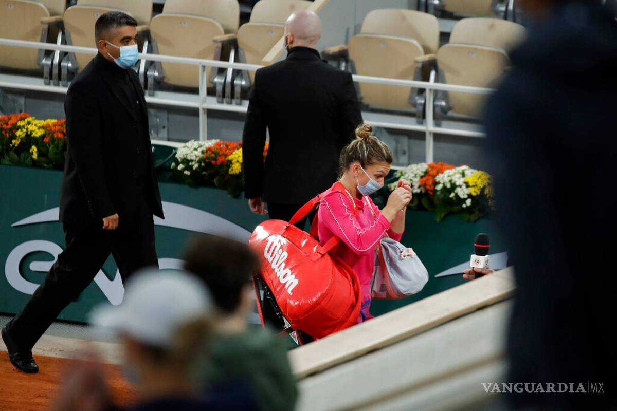 Sorprenden a Simona Halep y es eliminada de Roland Garros