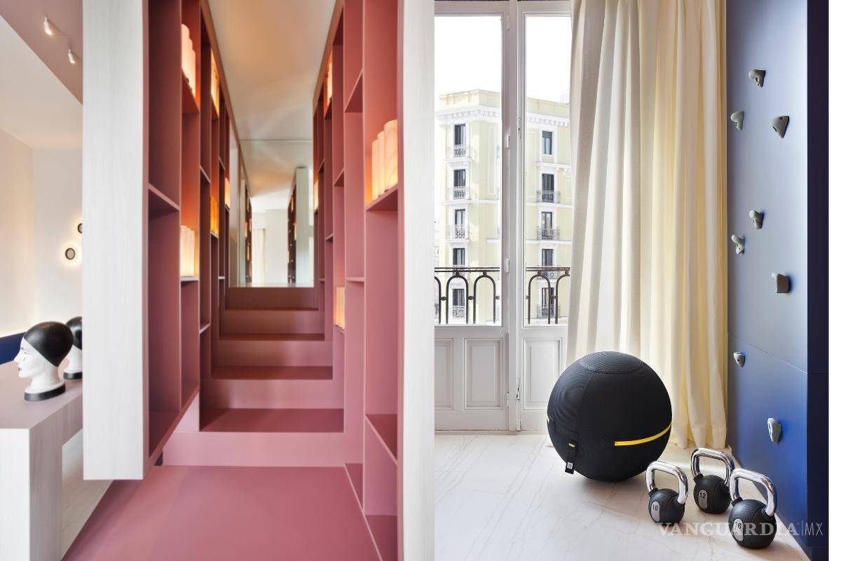 $!Detalle de pasillo y gimnasio del proyecto del arquitecto Héctor Ruiz-Velázquez.