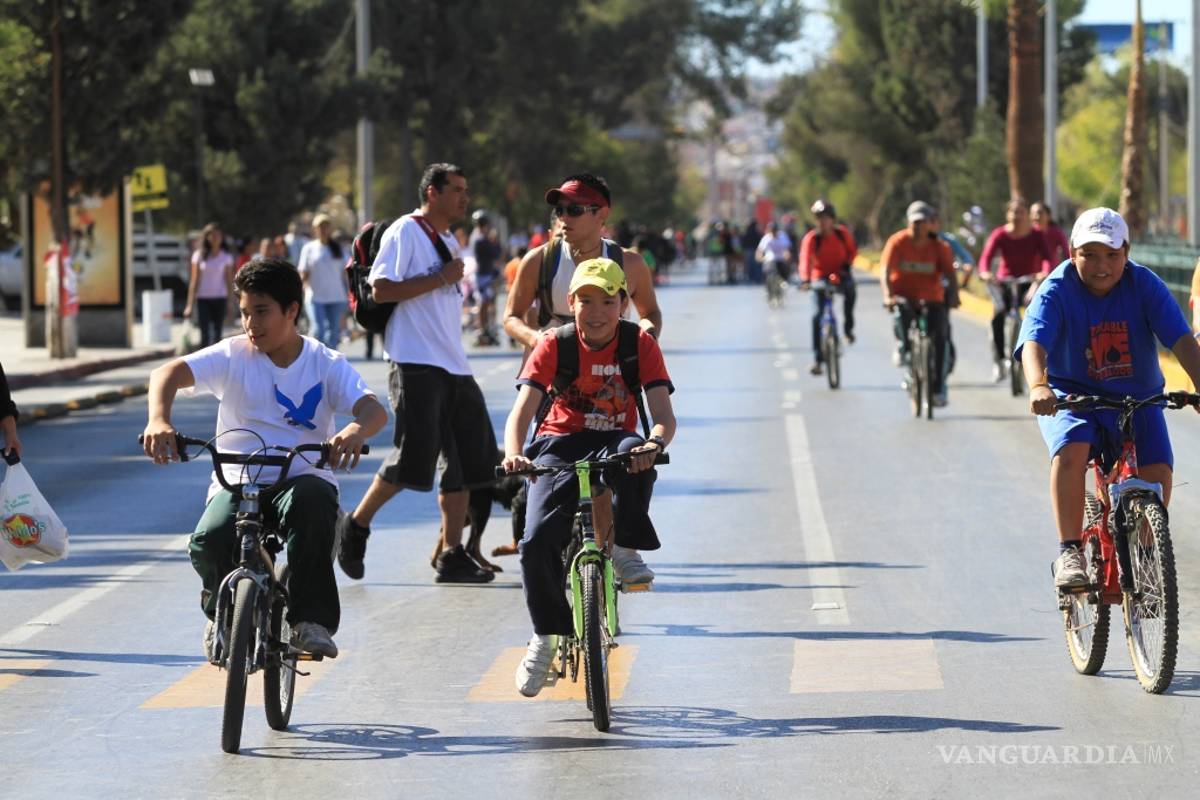 Regresa tradicional paseo dominical de saltillenses; reactivarán la Ruta Recreativa