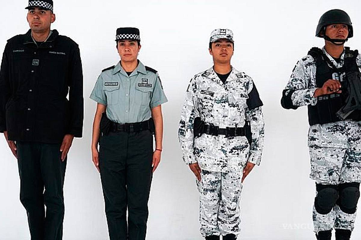 Así son los uniformes que usarán los elementos de la Guardia Nacional
