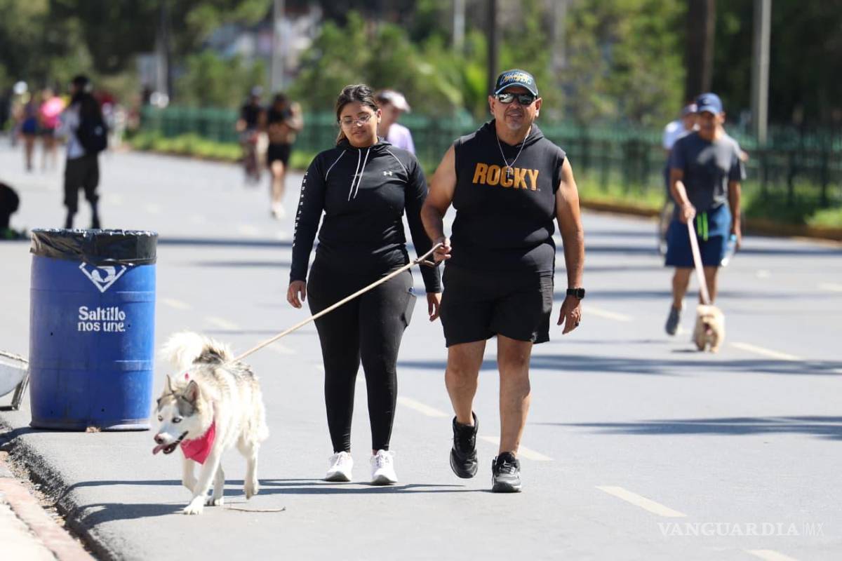 $!La Ruta Recreativa volvió a llenar de vida el bulevar Venustiano Carranza con cientos de personas que aprovecharon la mañana para ejercitarse y convivir en familia.