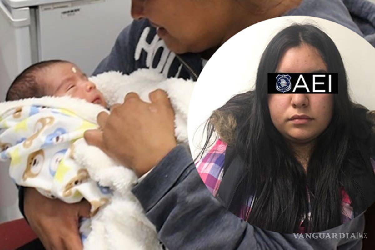 Recuperan a bebé robado en Chihuahua; detienen a la joven que lo tenía