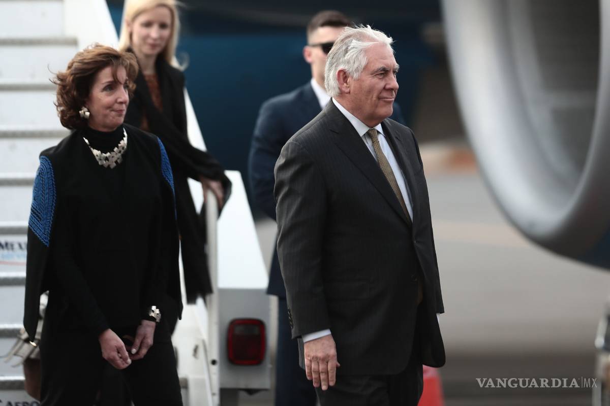 Llega Rex Tillerson, secretario de Estado de EU a México