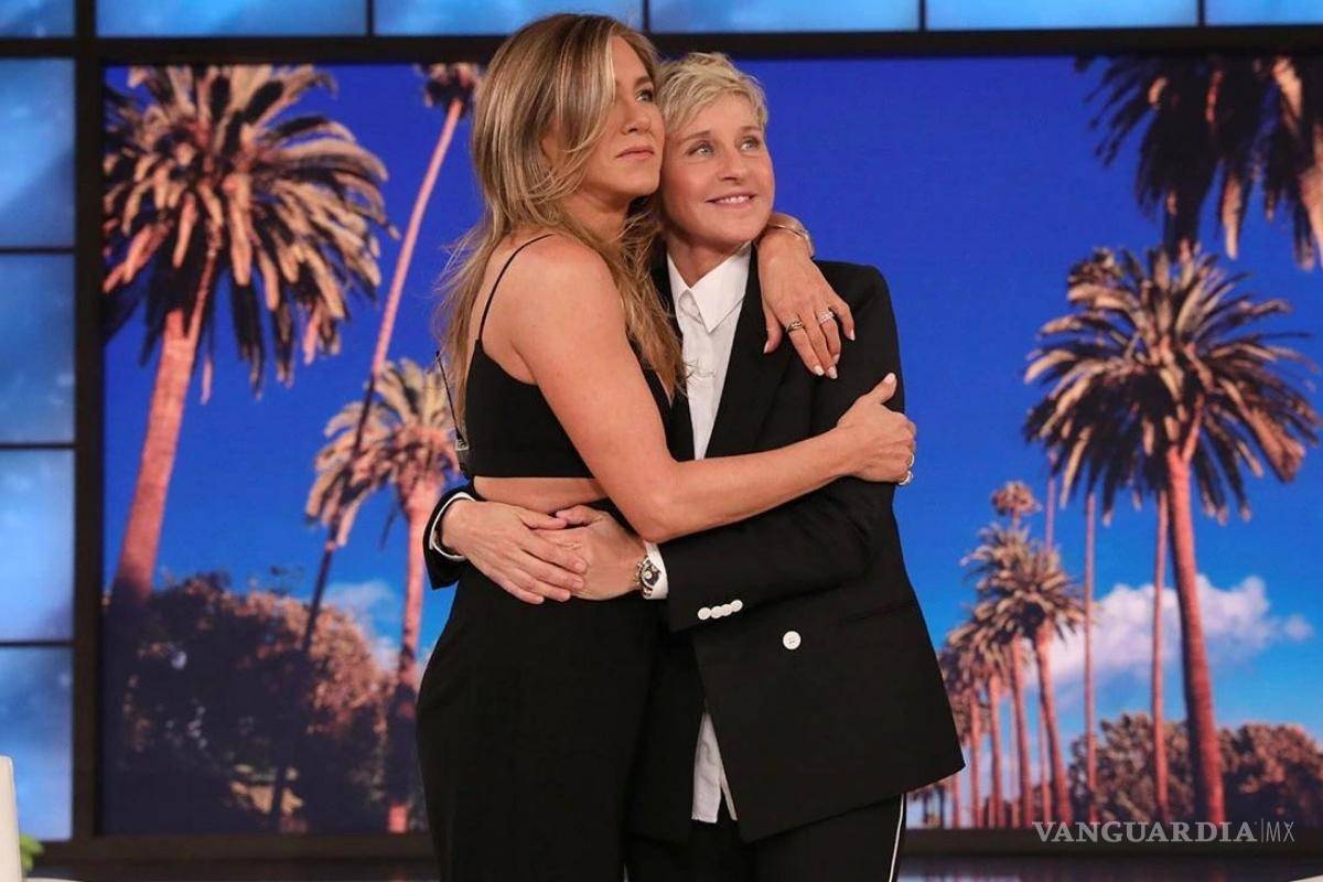 $!Jennifer Aniston y Ellen DeGeneres.