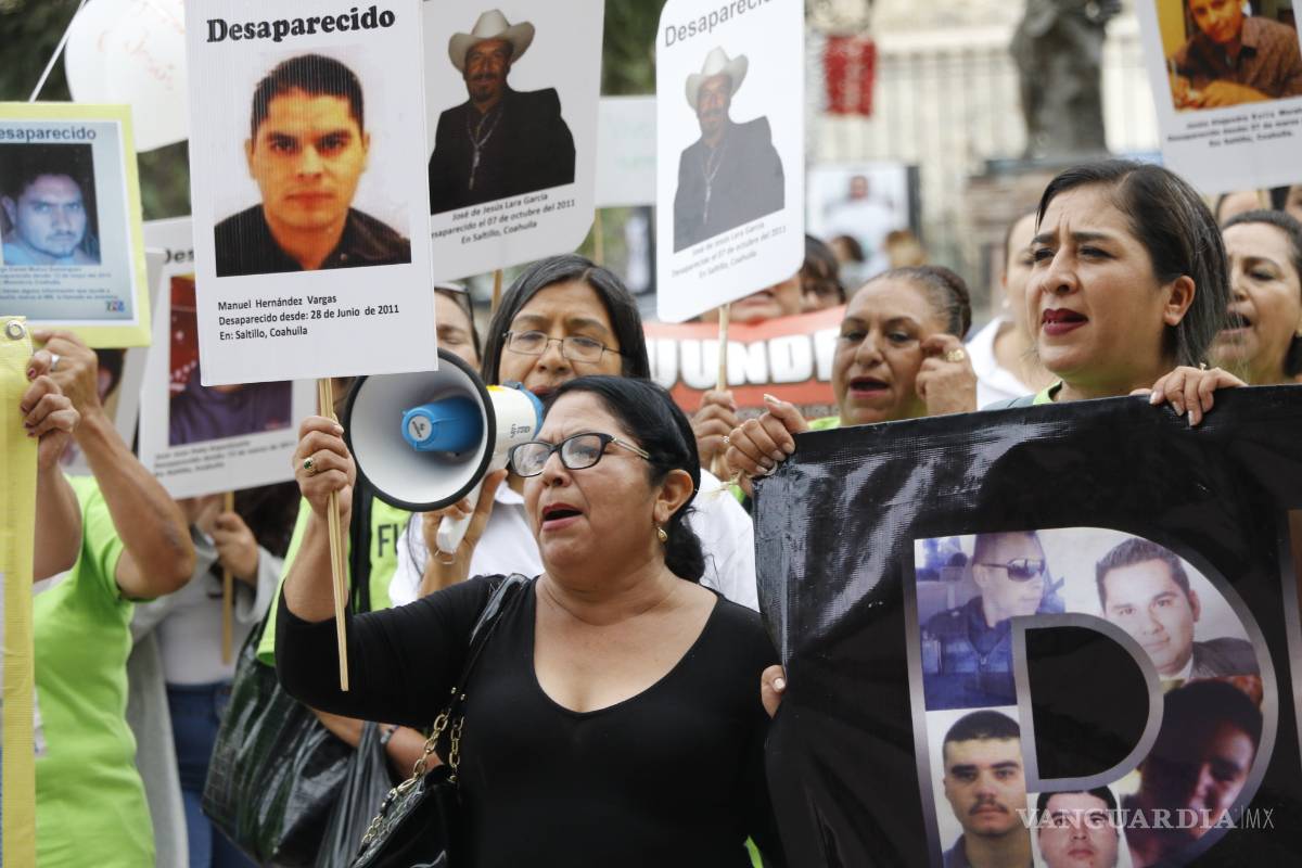 $!Mecanismo Internacional contra la Impunidad, la principal exigencia en la marcha de madres de desaparecidos en Saltillo