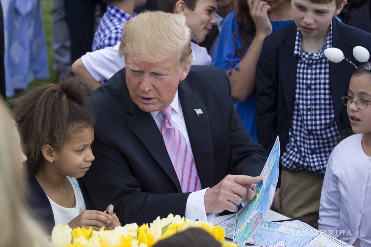 Donald Trump 'presume' a niños construcción del muro fronterizo con México