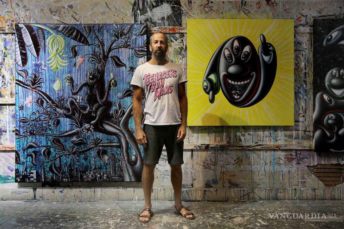 Exhiben obras inéditas del surrealista de Kenny Scharf en Londres