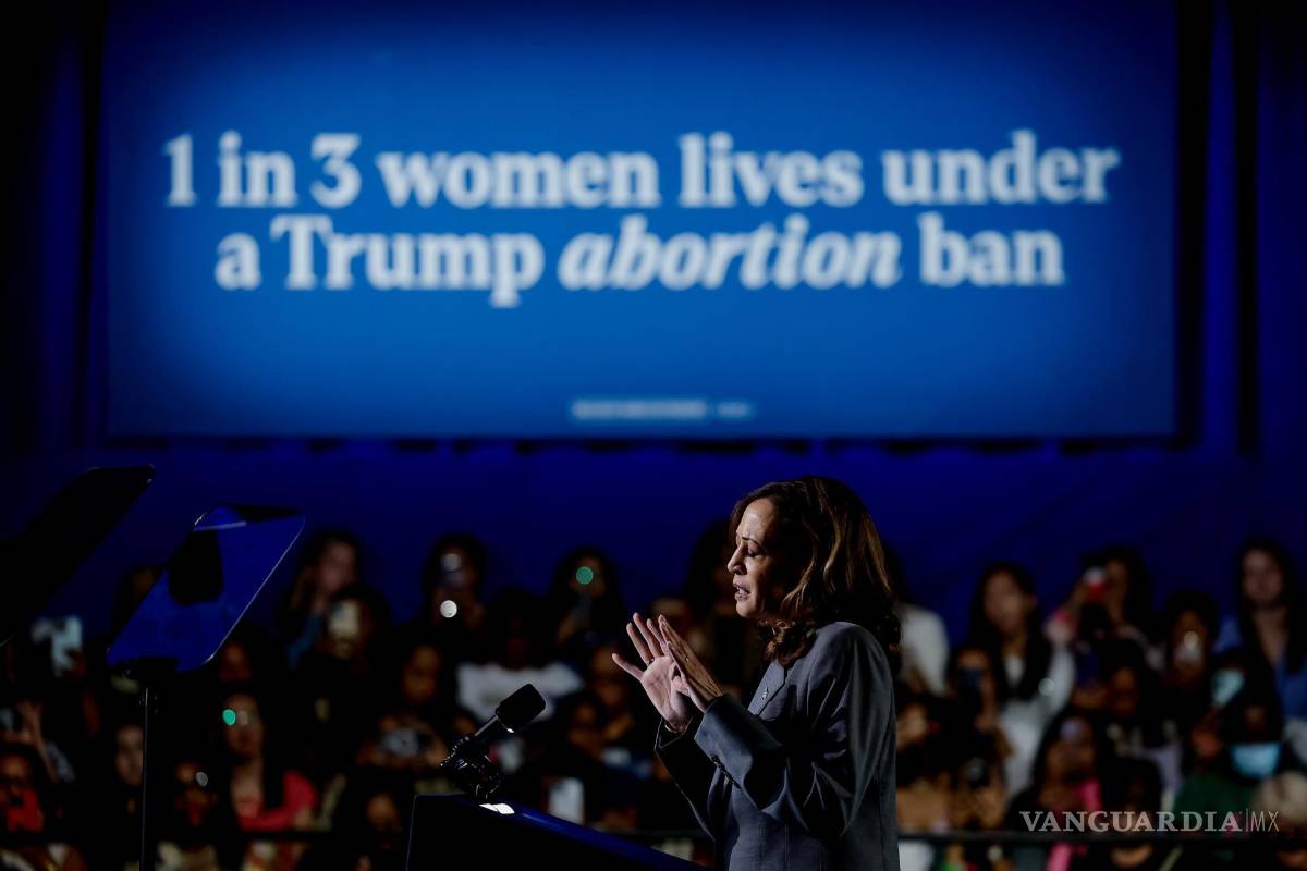 $!Kamala Harris vinculó en un discurso en Georgia la muerte de dos mujeres con las medidas contra el aborto impulsadas por Donald Trump.