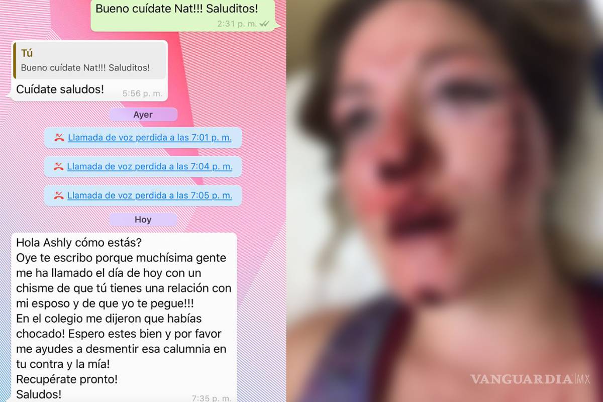 Indigna golpiza a maestra del colegio Montessori de Monclova