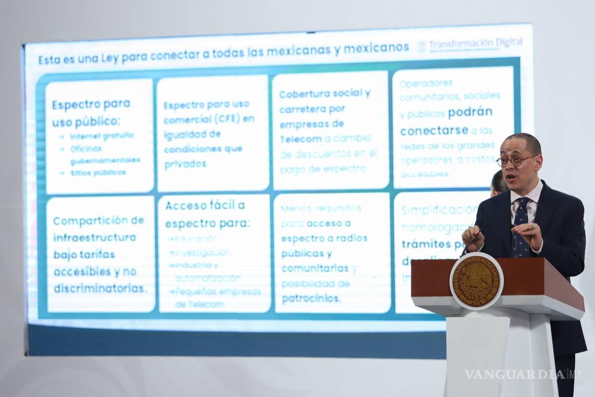 $!José Merino, titular de la Agencia de Transformación Digital y Telecomunicaciones, defendió en días recientes la reforma, señalando que es similar a la aprobada en el gobierno de Peña Nieto.