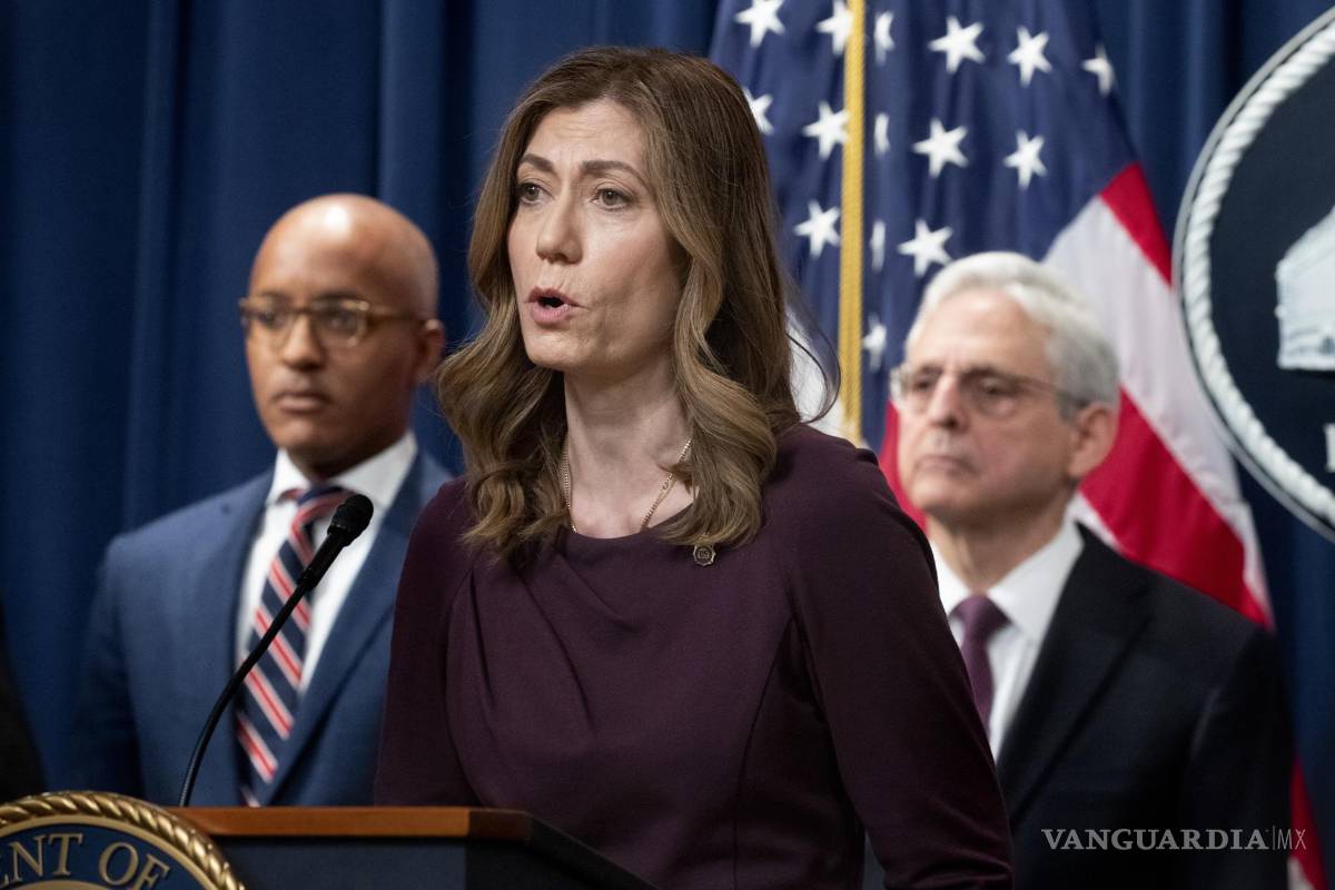 $!La administradora de la Administración para el Control de Drogas (DEA) Anne Milgram en una conferencia de prensa en Washington