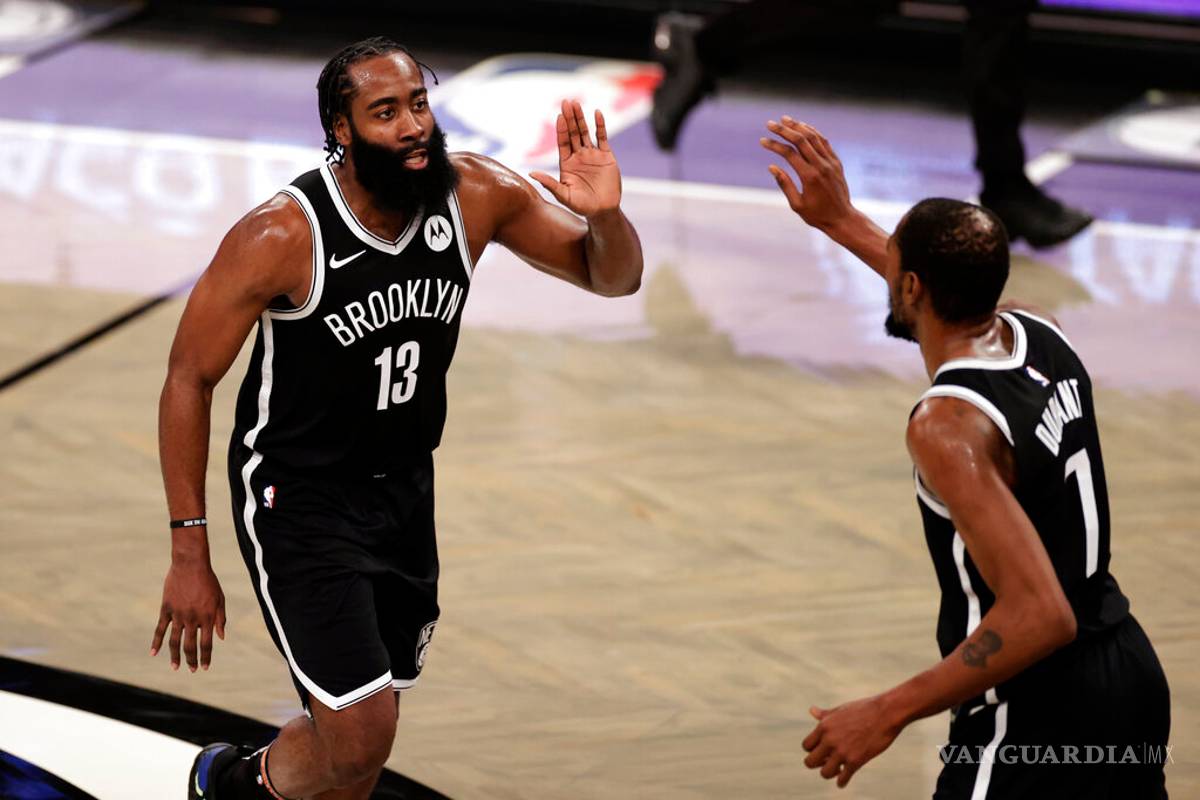 Harden y Durant brillan en triunfo de los Nets