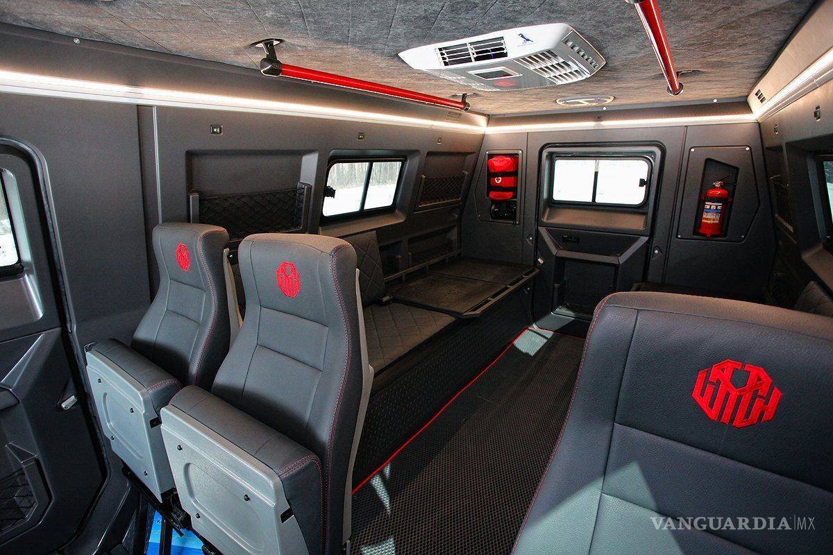 $!Avtoros Shaman, monstruoso ‘SUV’ ruso de 8 ruedas