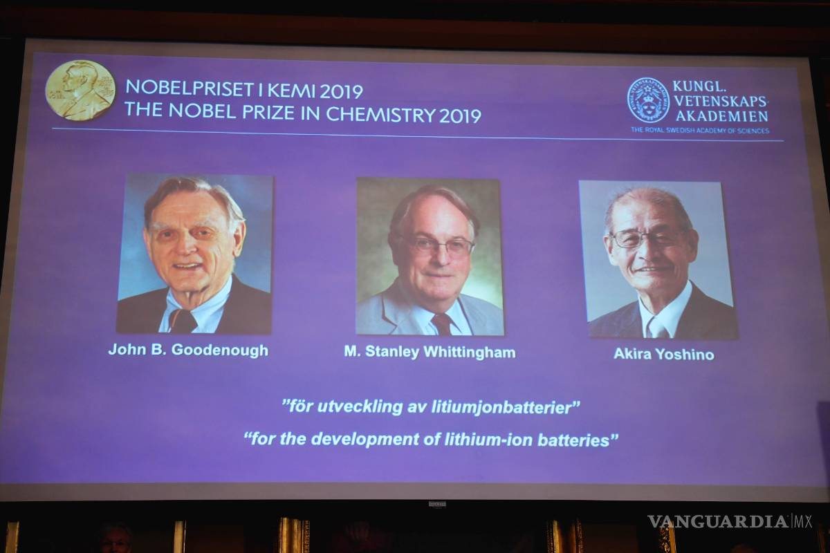 Ellos son John B. Goodenough, Stanley Whittingham y Akira Yoshino galardonados con el Premio Nobel de Química