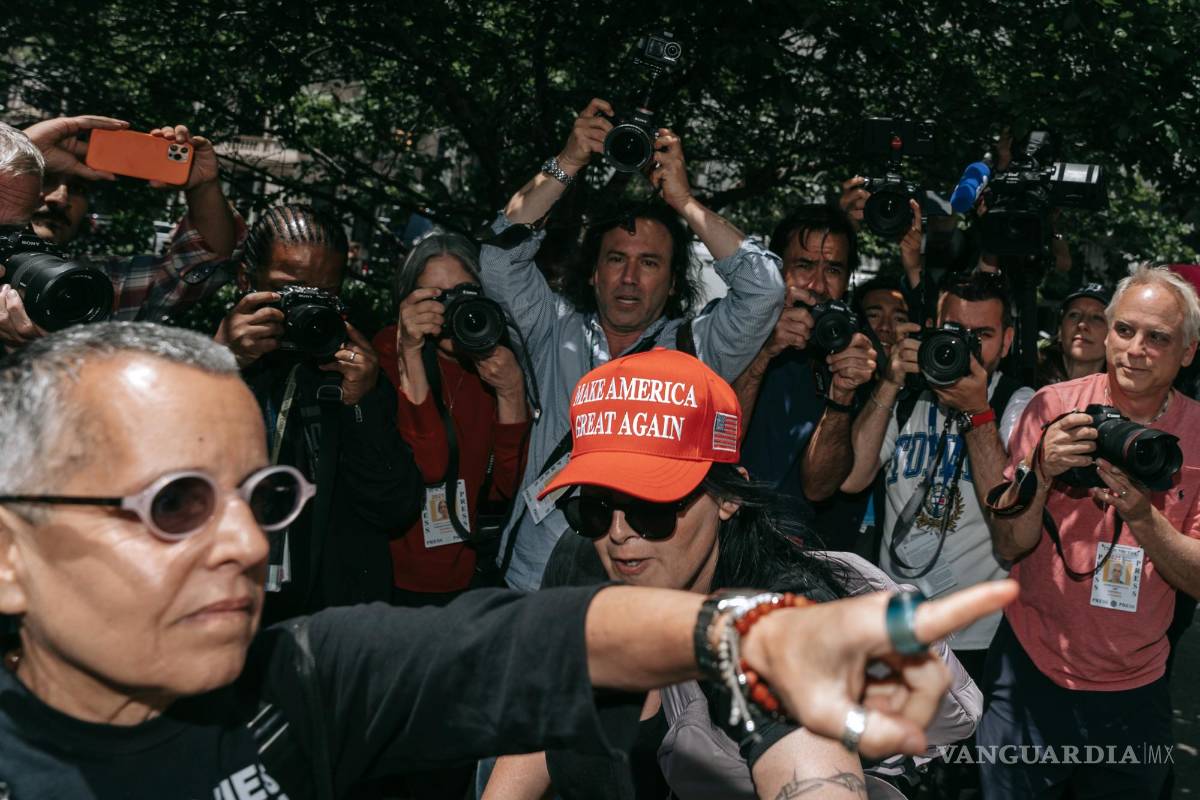 $!Partidarios y detractores de Trump se están enzarzando en algunos casos en peleas a gritos, desde que se hizo público el veredicto.