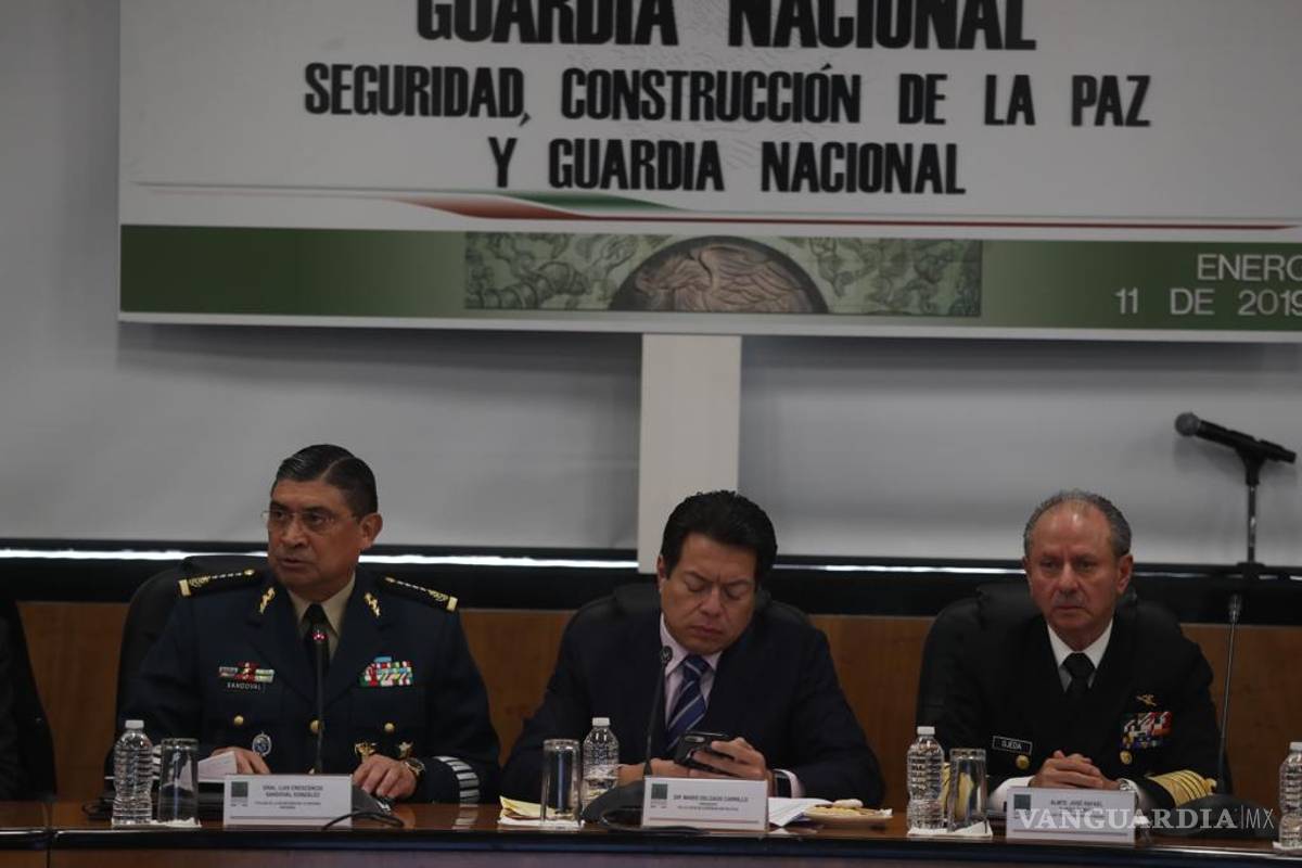 Confíen en la Guardia Nacional, piden Sedena y Semar piden a legisladores