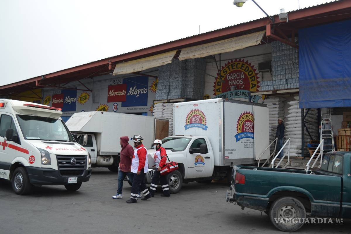 Sufre ataque epiléptico en Central de Abastos de Saltillo