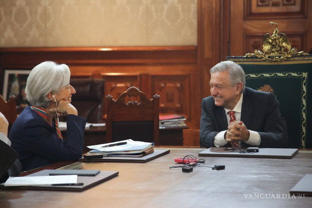 Lagarde, impresionada por los primeros pasos del gobierno de AMLO