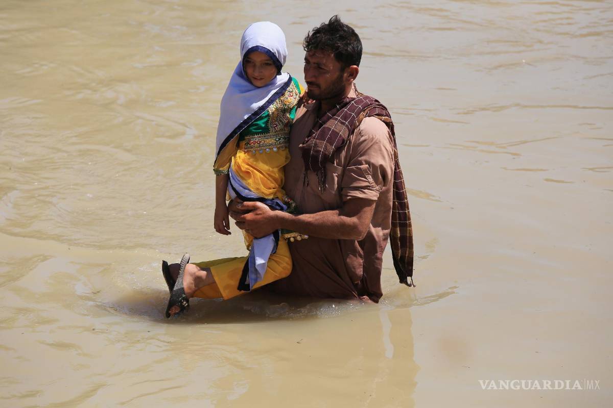 $!Para cuando deje de llover, “una cuarta parte o una tercera parte de Pakistán bien podrían estar bajo el agua”.