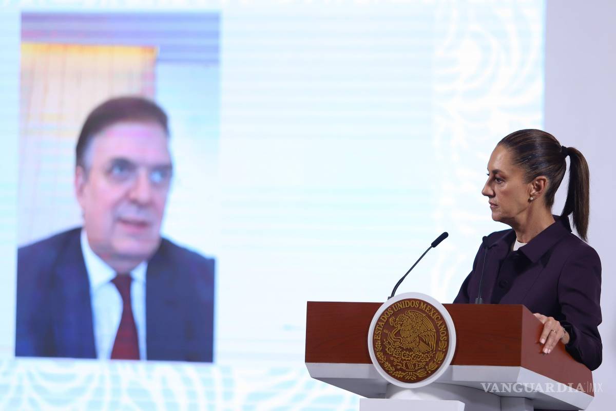 $!La presidenta Sheinbaum y el secretario de Economía Marcelo Ebrard han adelantado que el jueves se anunciaría la respuesta mexicana en caso de mantenerse los aranceles.
