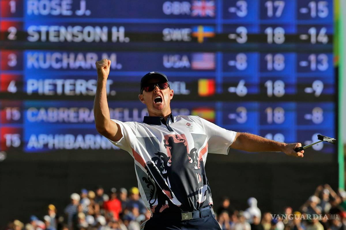 Justin Rose conquista el oro en regreso del golf a los Olímpicos
