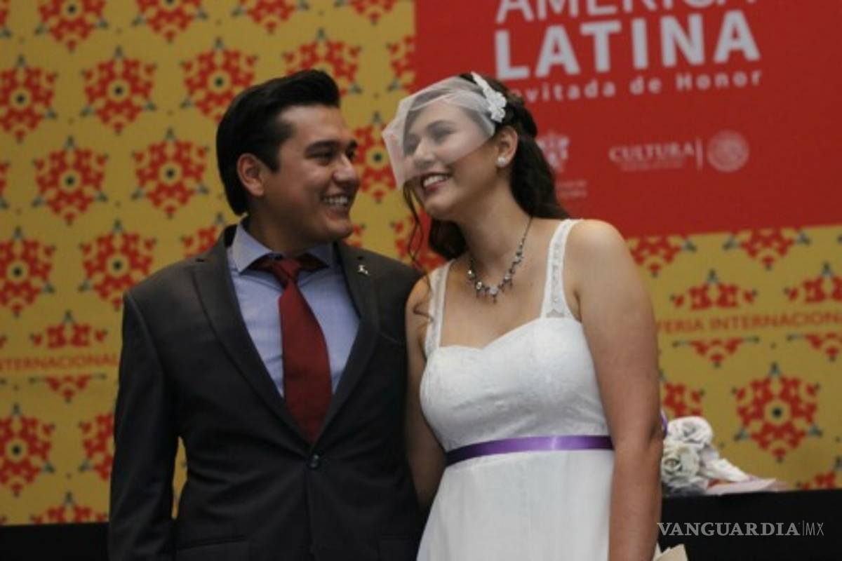 ¡Se casaron en la FIL de Guadalajara!