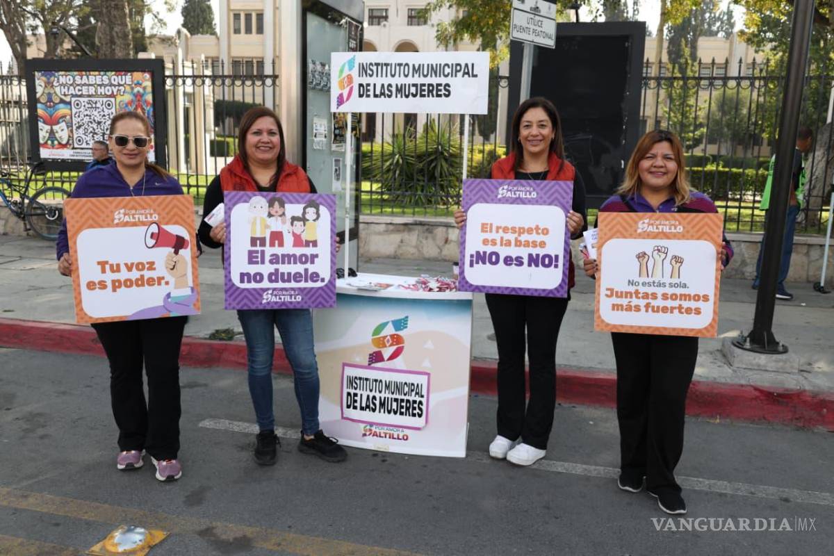 $!El Instituto Municipal de las Mujeres difundió información para prevenir diferentes tipos de violencia.