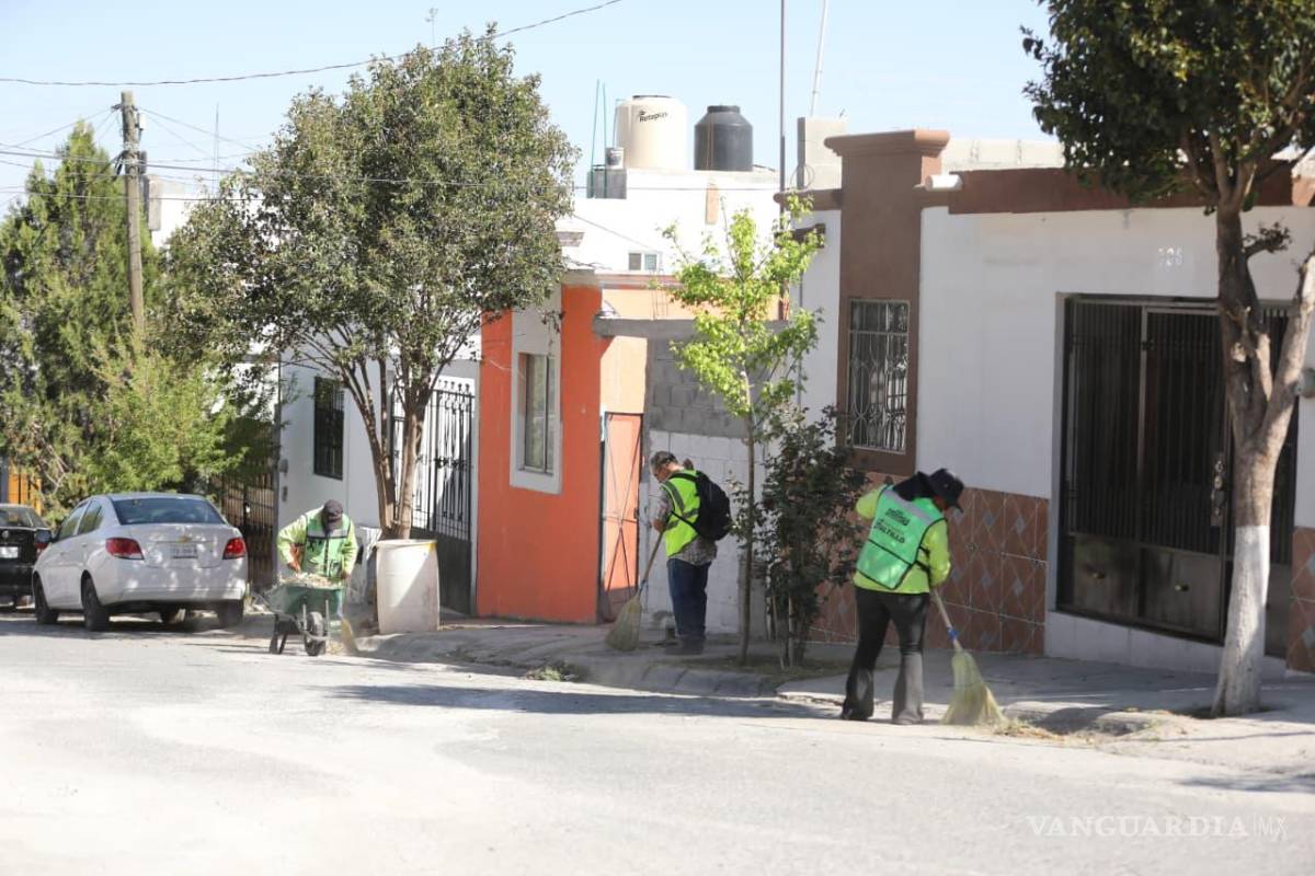 $!En la colonia Lomas Verdes se desarrollan acciones de limpieza y pintura dentro de la estrategia municipal “Colonias al 100”.