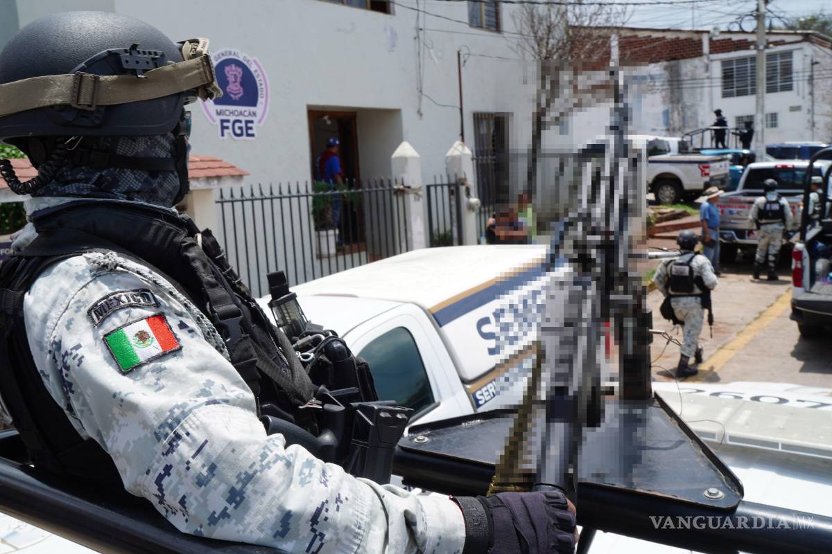 Detienen a ‘El 24’, Lenin y cuatro generadores de violencia vinculados con secuestro y homicidio en Michoacán