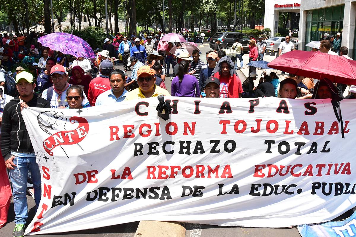 CCE pide salida "justa", sin violar la ley, para conflicto magisterial