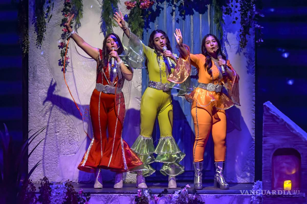 $!‘Mamma Mía’ conquista el Teatro Fernando Soler con talento de la Academia Broadway Saltillo
