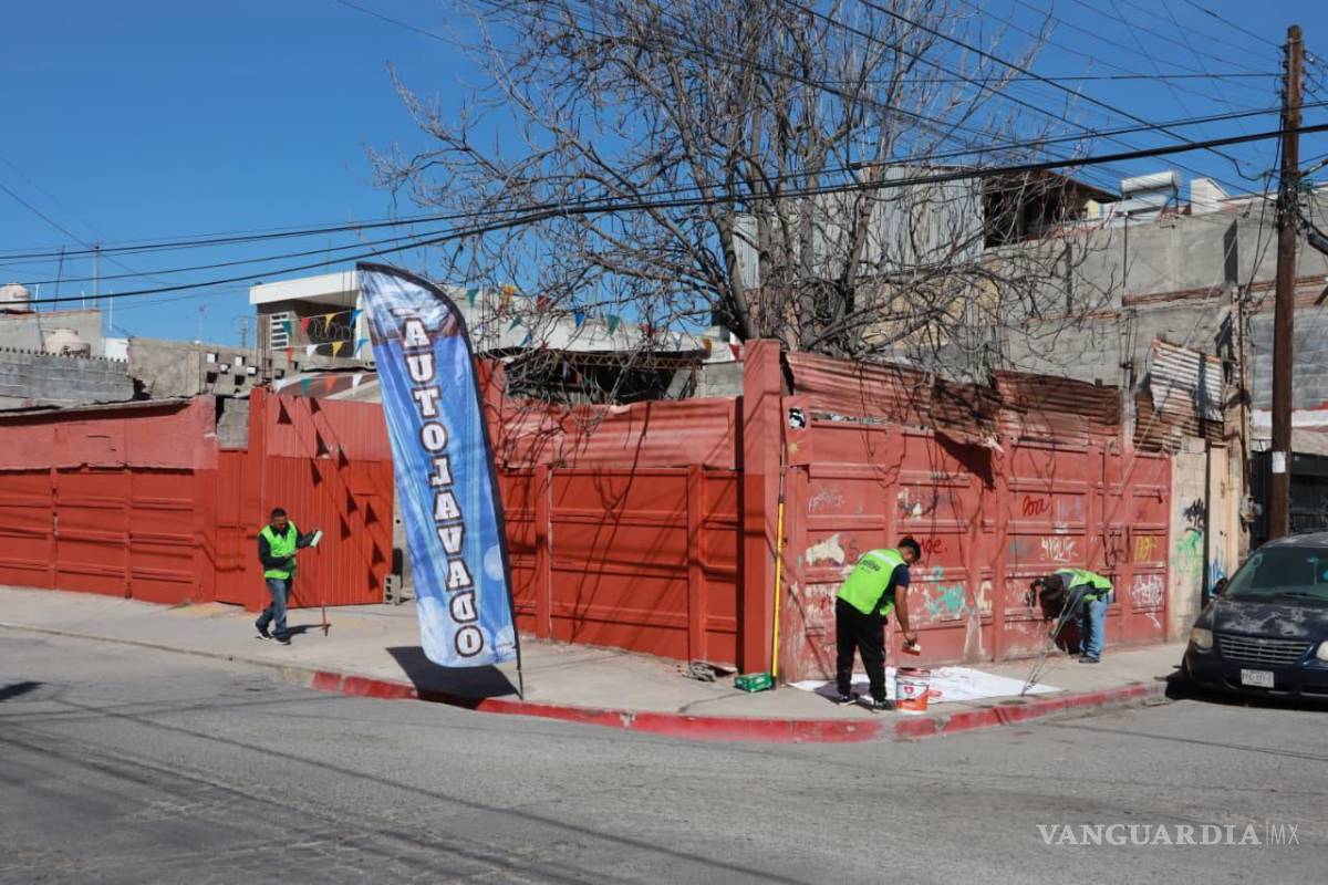$!Programa ‘Aquí Andamos’ realiza trabajos en calles como Manuel Pérez Treviño y Prolongación Cuauhtémoc