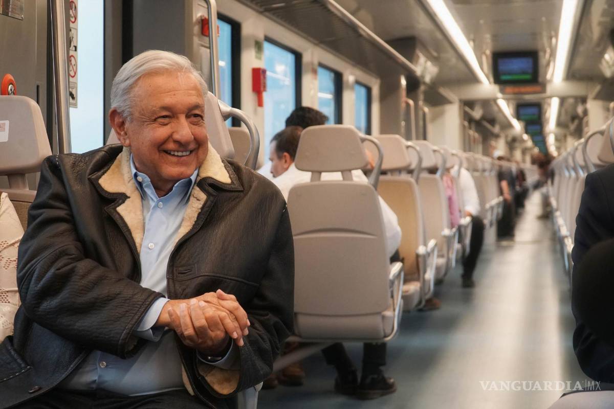 $!Este sábado, el presidente inauguró la estación Santa Fe del Tren Insurgente.