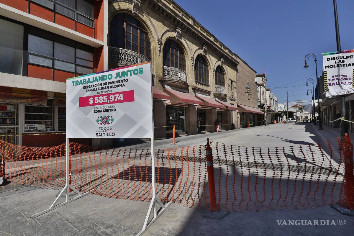 Obras de infraestructura en Saltillo no serán suspendidas por cuarentena