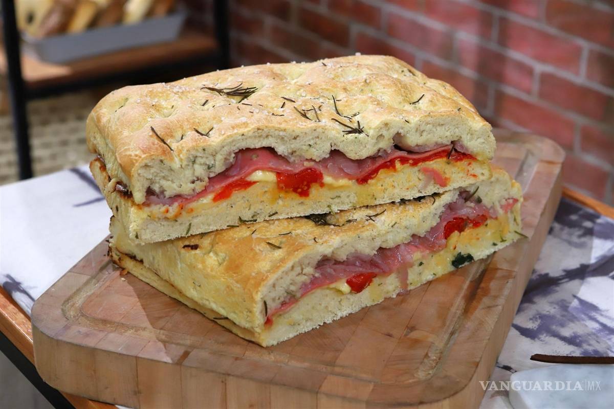 Esta focaccia no es el clásico pan plano