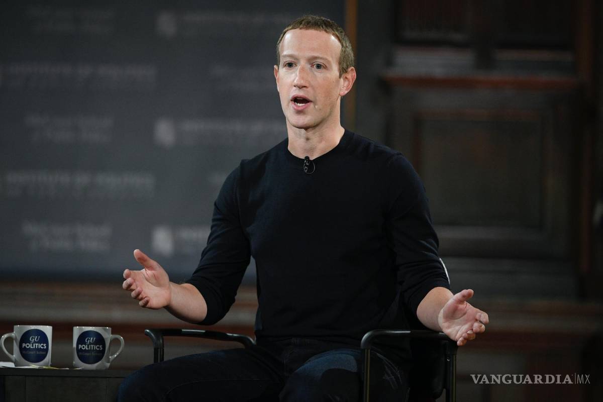 $!Mark Zuckerberg habla en la Universidad de Georgetown, el 17 de octubre de 2019, en Washington.