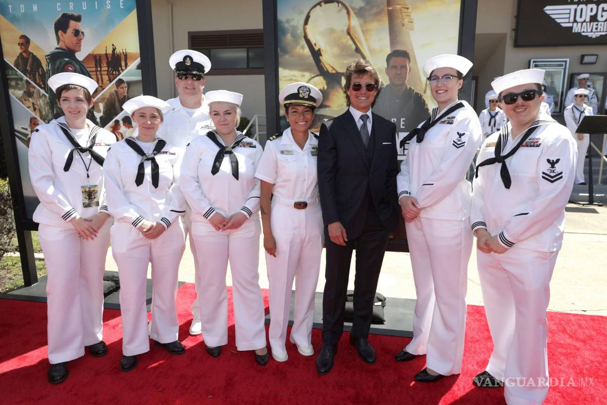 $!Tom Cruise visitió la Naval Air Station North Island, en San Diego, California, en la premiere mundial de “Top Gun: Maverick”.
