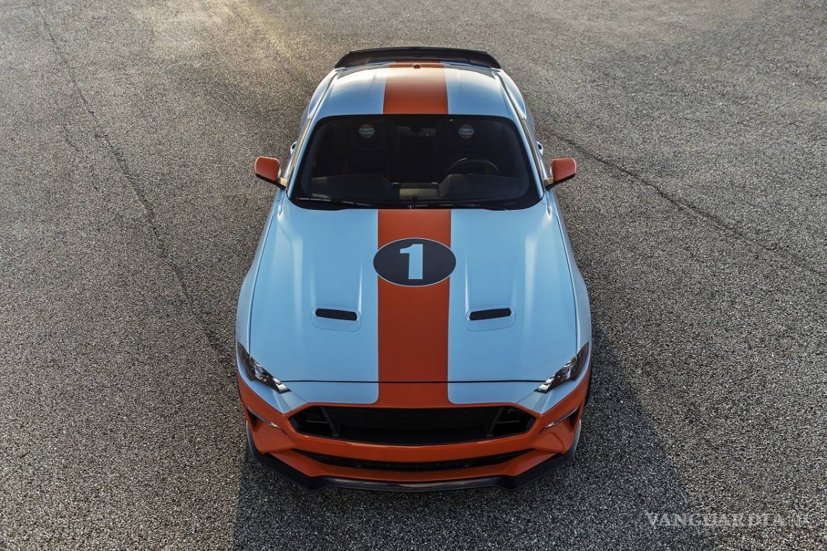 $!Ford Mustang Gulf Heritage Edition, edición que honra a los GT-40 campeones
