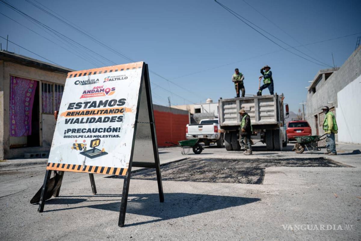 $!La obra contempla más de 530 metros cuadrados de pavimentación, además de cordones cuneta y renivelación de brocales.