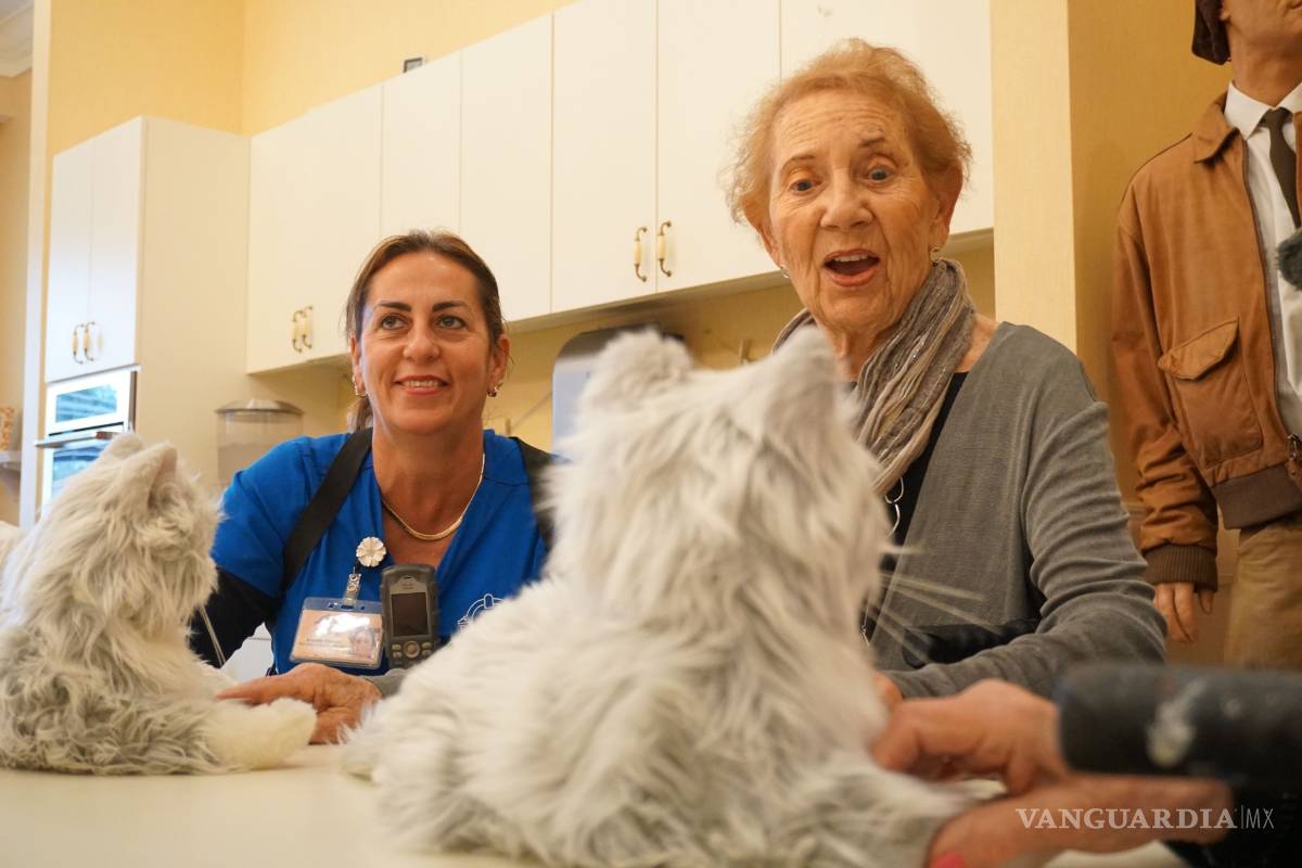 $!Usan animales robóticos como terapia para la soledad en ancianos de EU