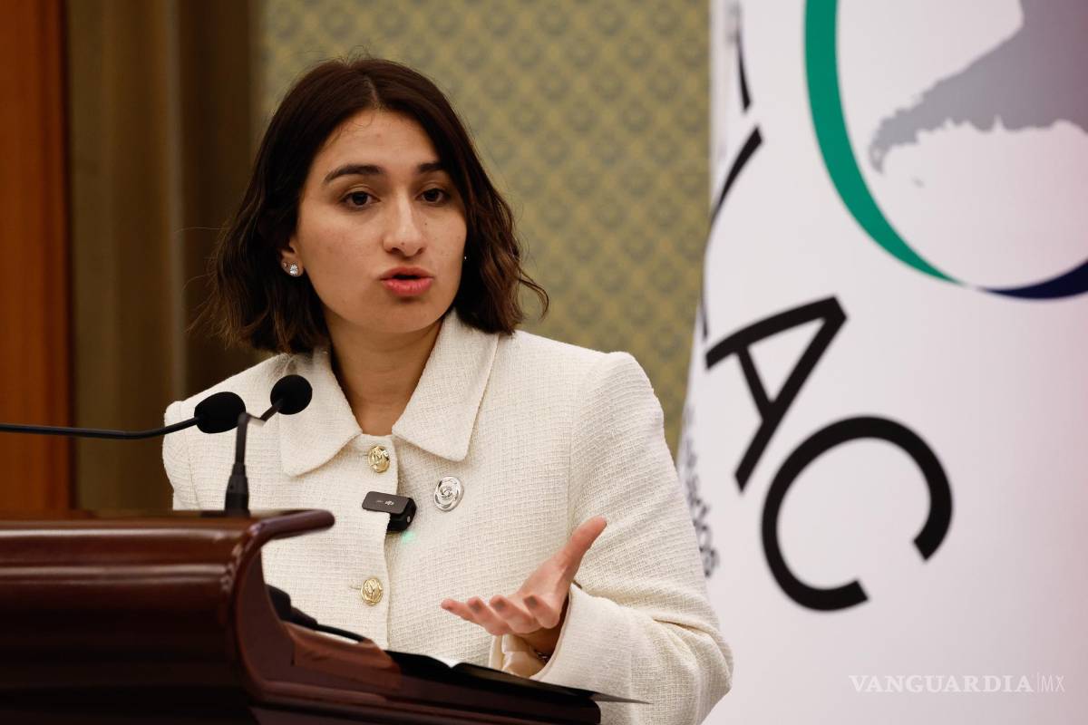 $!La canciller colombiana, Laura Sarabia, asiste a una conferencia de prensa de la cuarta reunión ministerial del Foro China-CELAC, en Beijing, China.