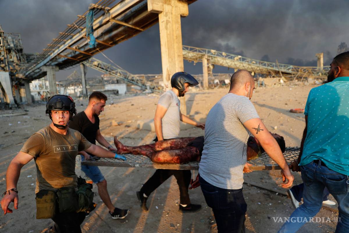 $!Así fue la fuerte explosión en una fábrica de pirotecnia de Beirut (fotos)