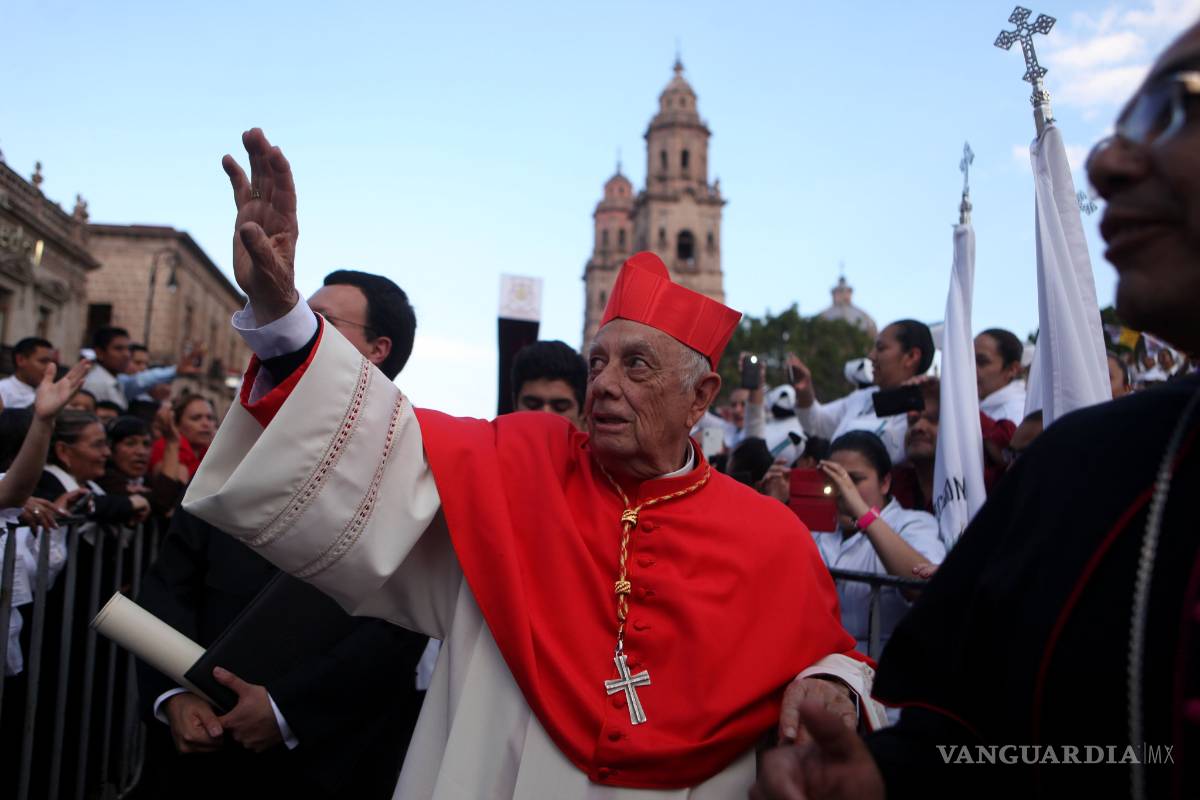 Papa ofrecerá mensaje de aliento en Michoacán: Cardenal Suárez