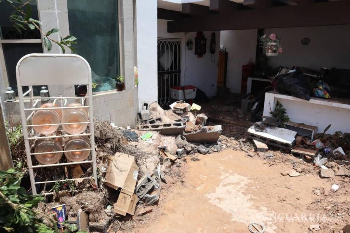 Saltillo: daños a vivienda por caída de muro de centro comercial ascienden a 400 mil pesos; no hay respuesta de la plaza